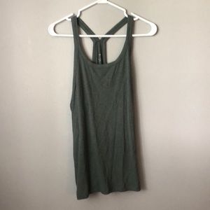 Sage green tank top, with tags.